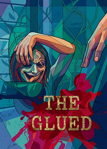The Glued Horror Poster Art