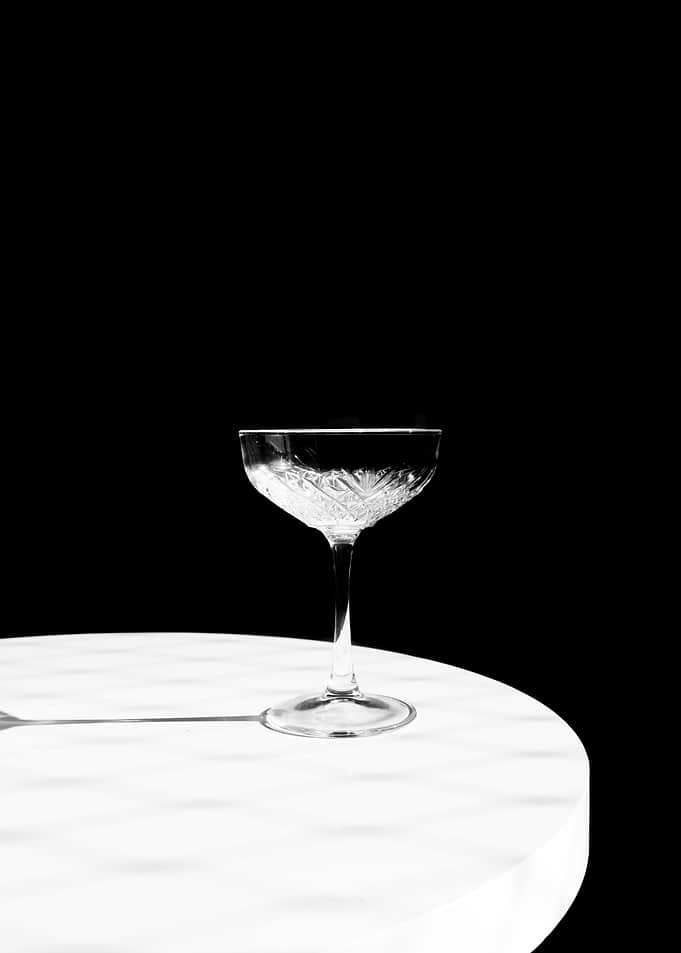 Elegant Crystal Coupe Glass