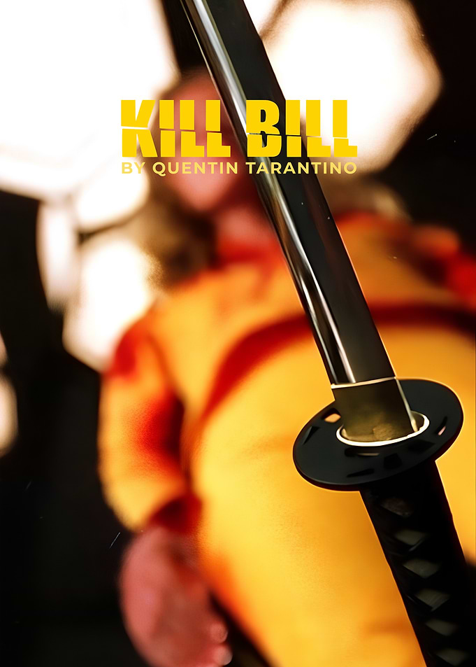 Kill Bill Katana Movie Poster