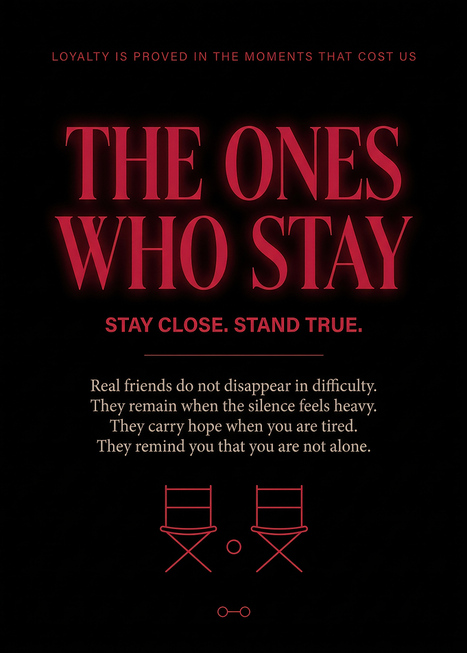 The Ones Who Stay Inspirational Poster