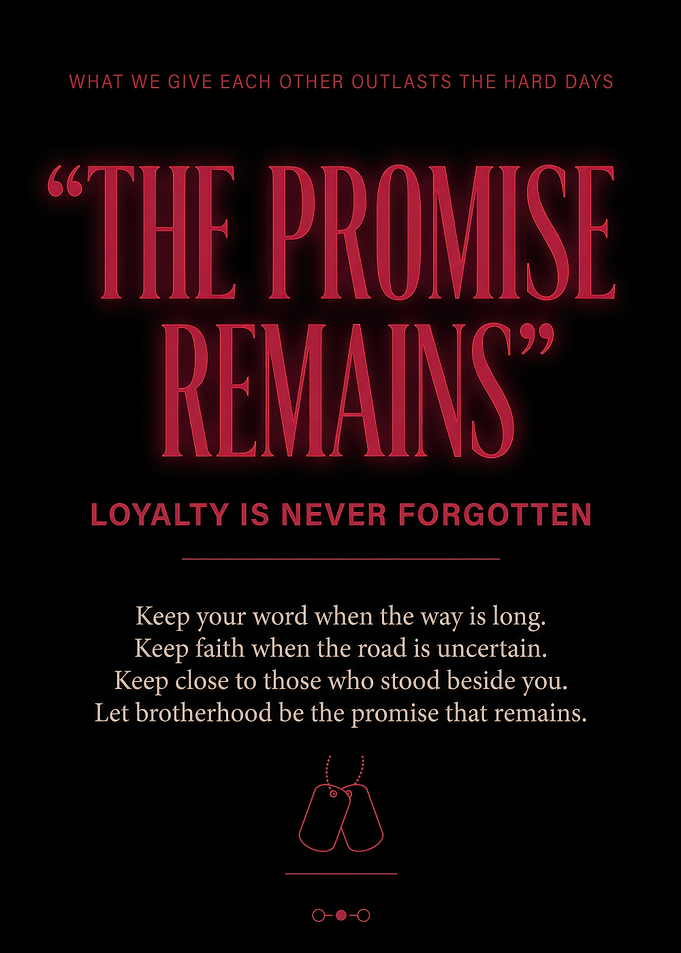 The Promise Remains Inspirational Poster