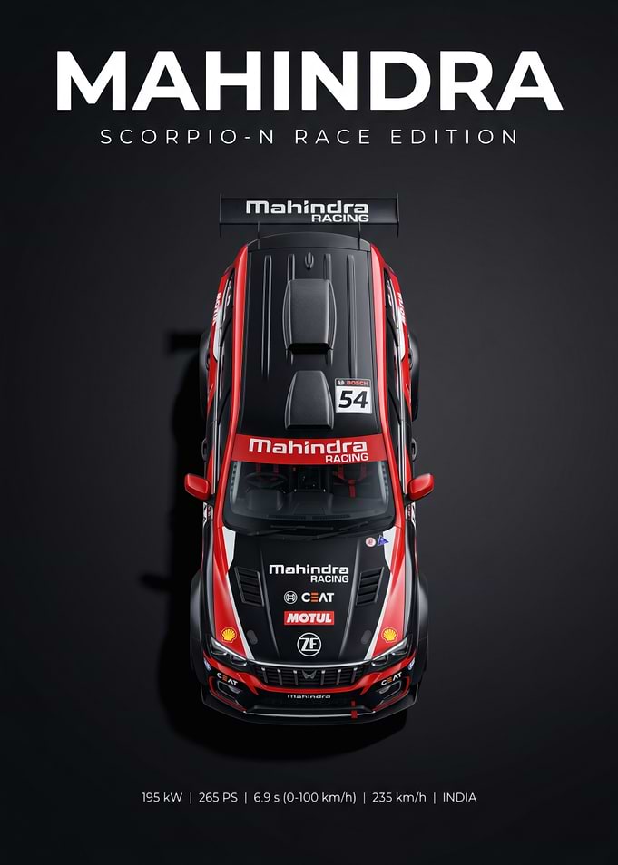 Mahindra Scorpio-N Race Edition Poster