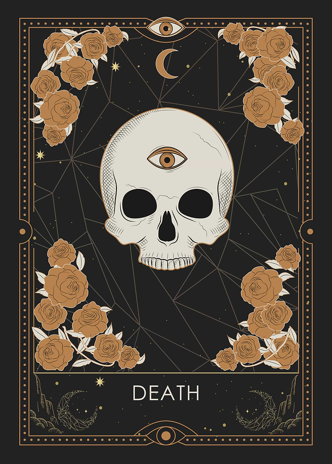 Death Tarot Card Illustration