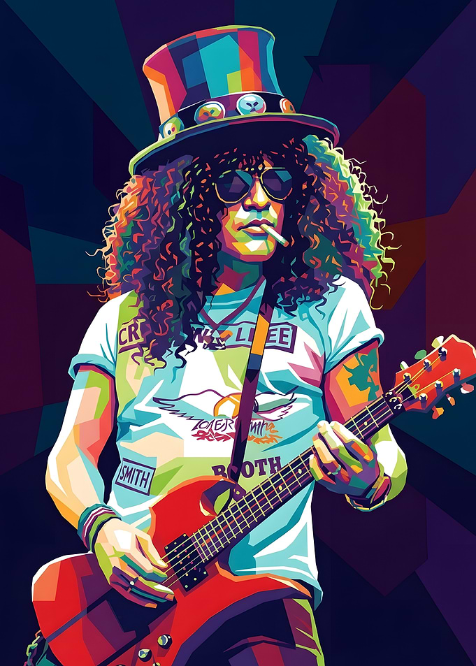 Slash Pop Art Portrait