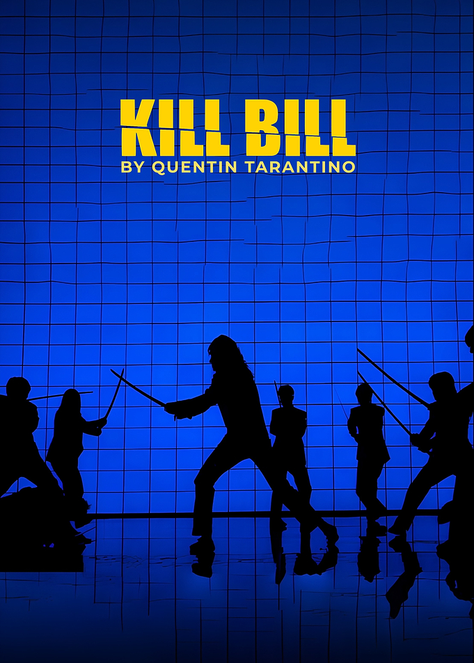 Kill Bill Silhouette Movie Poster
