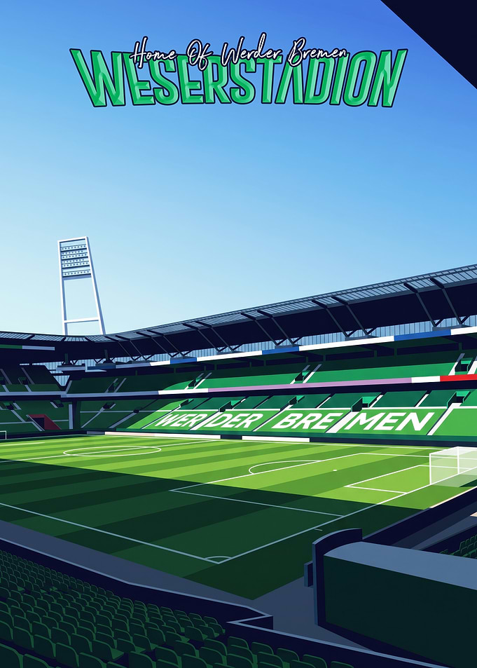 Weserstadion Home of Werder Bremen Poster