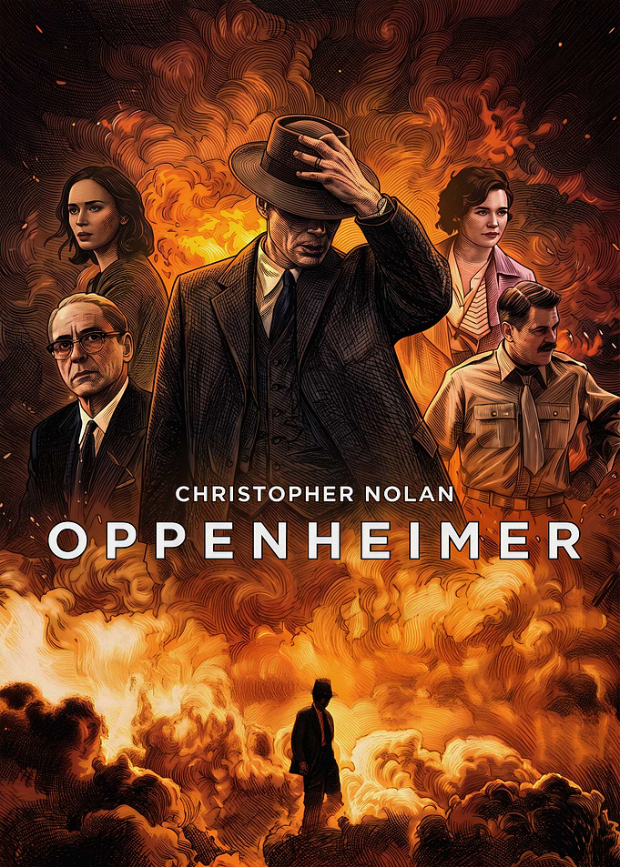 Oppenheimer Movie Poster Art