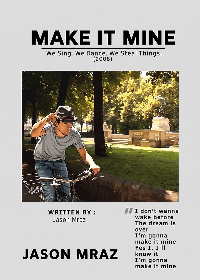 Jason Mraz Make It Mine Poster