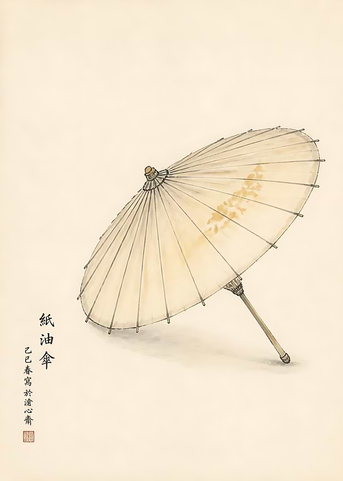 Traditional Chinese Oil Paper Umbrella