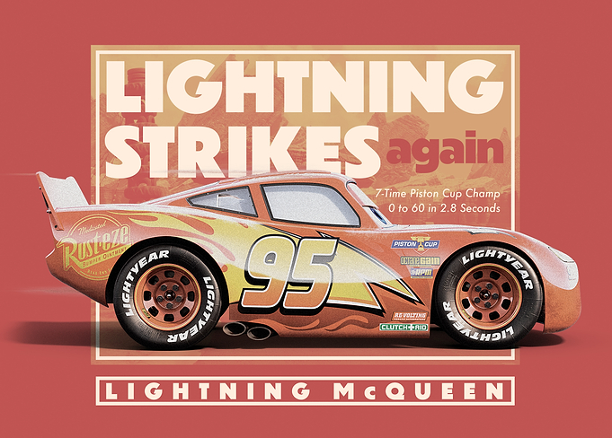 Lightning Strikes Again - 7 Time Piston Cup Champ