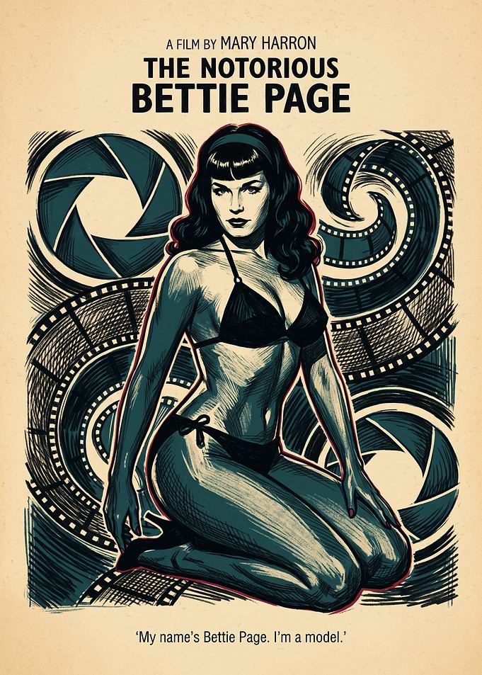 The Notorious Bettie Page Drama Print