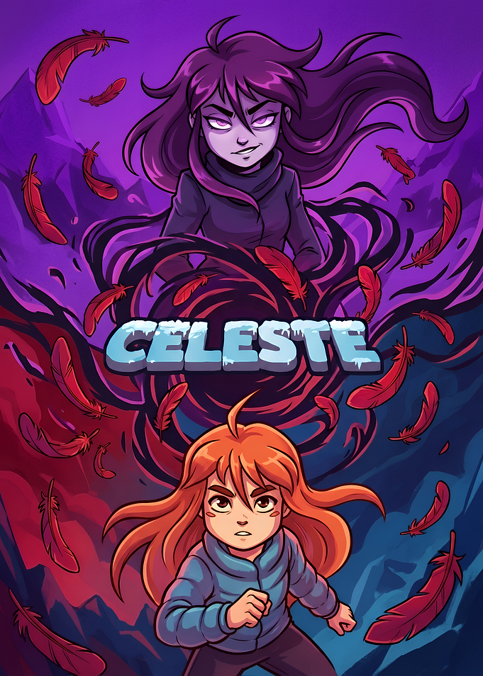 Celeste Game Poster Art