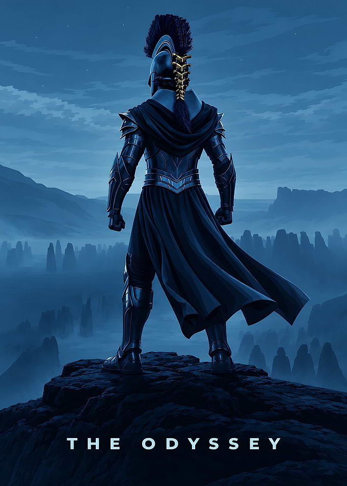 The Odyssey Spartan Warrior Poster