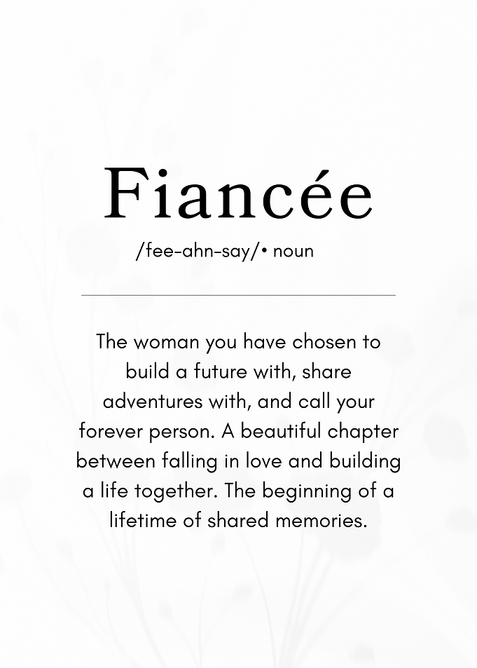 Fiancée Definition