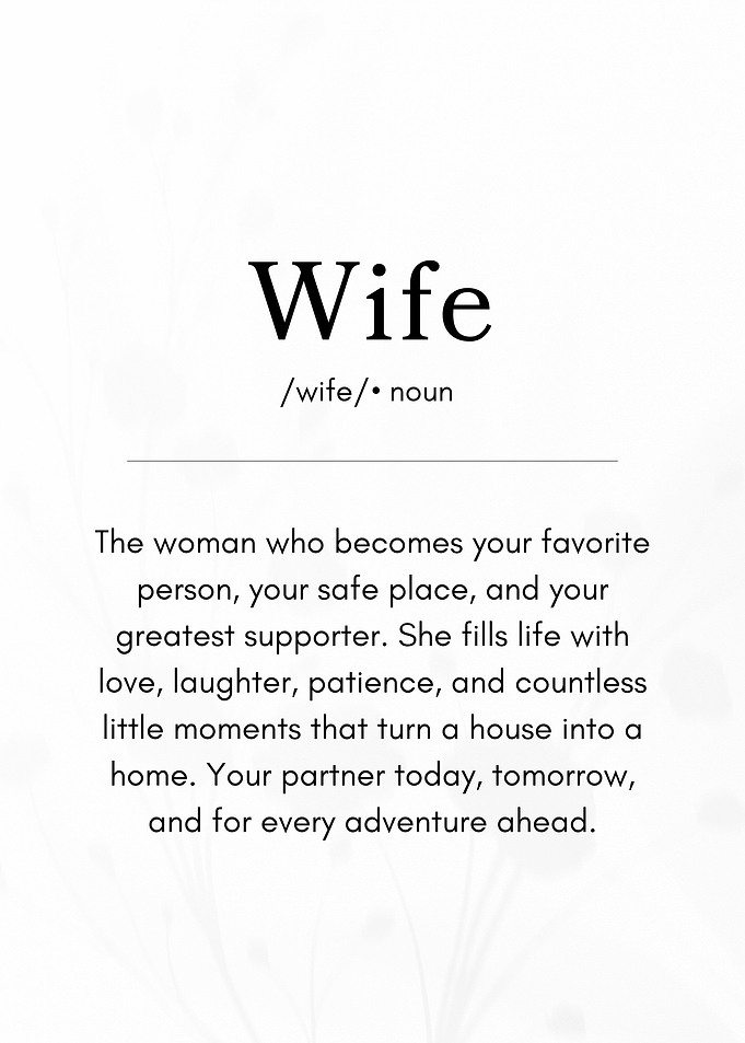 Wife Quote Definition