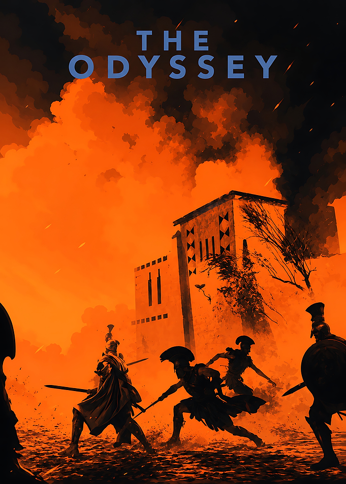 The Odyssey Ancient Greek Battle Poster