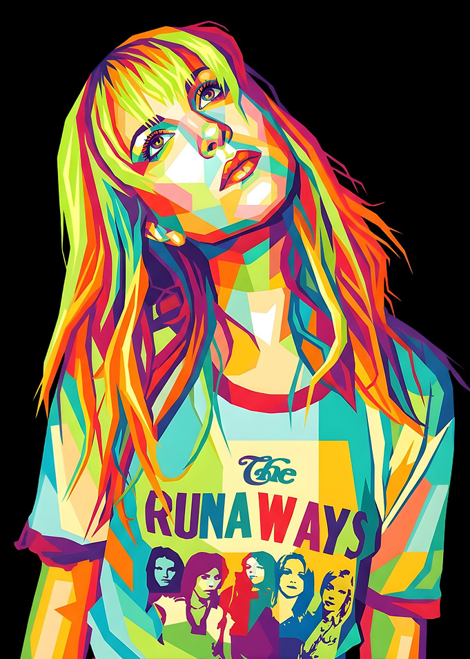 Hayley Williams Pop Art Portrait