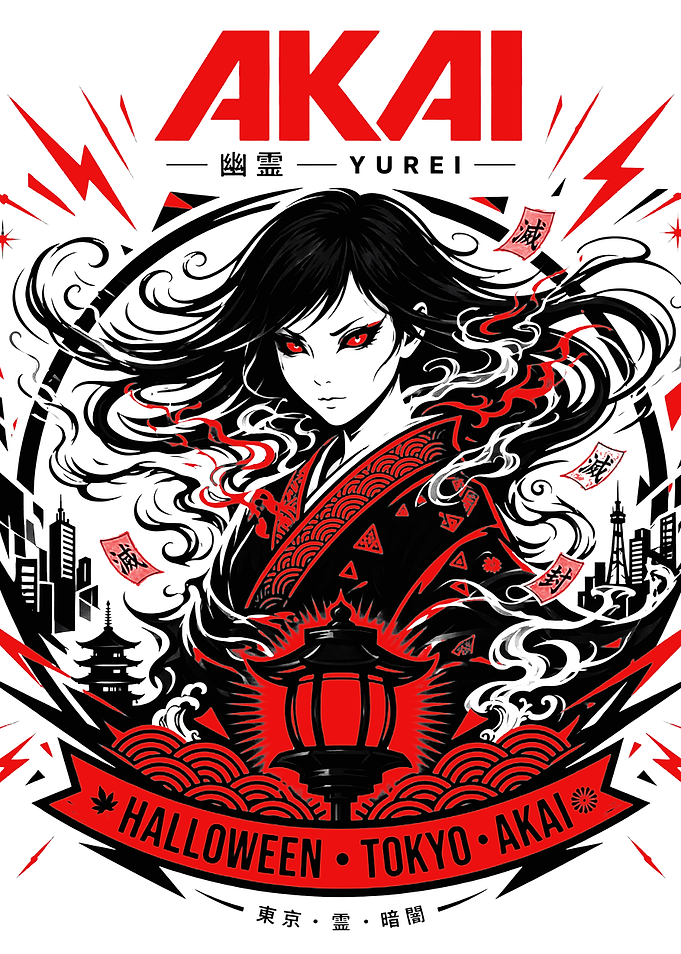 Akai Yurei Tokyo Halloween Graphic