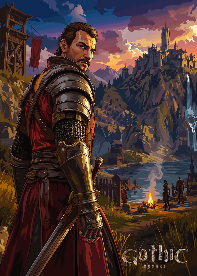 Gothic Remake Knight Fantasy Art