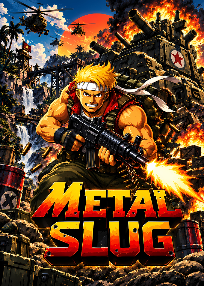 Metal Slug Action Game Poster