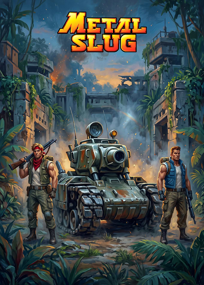 Metal Slug Game Poster Art