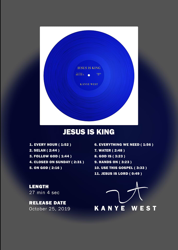 Kanye West Jesus Is King Poster