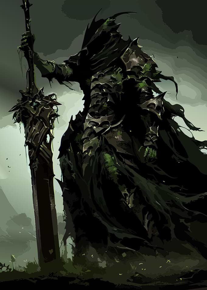 Dark Fantasy Armored Knight