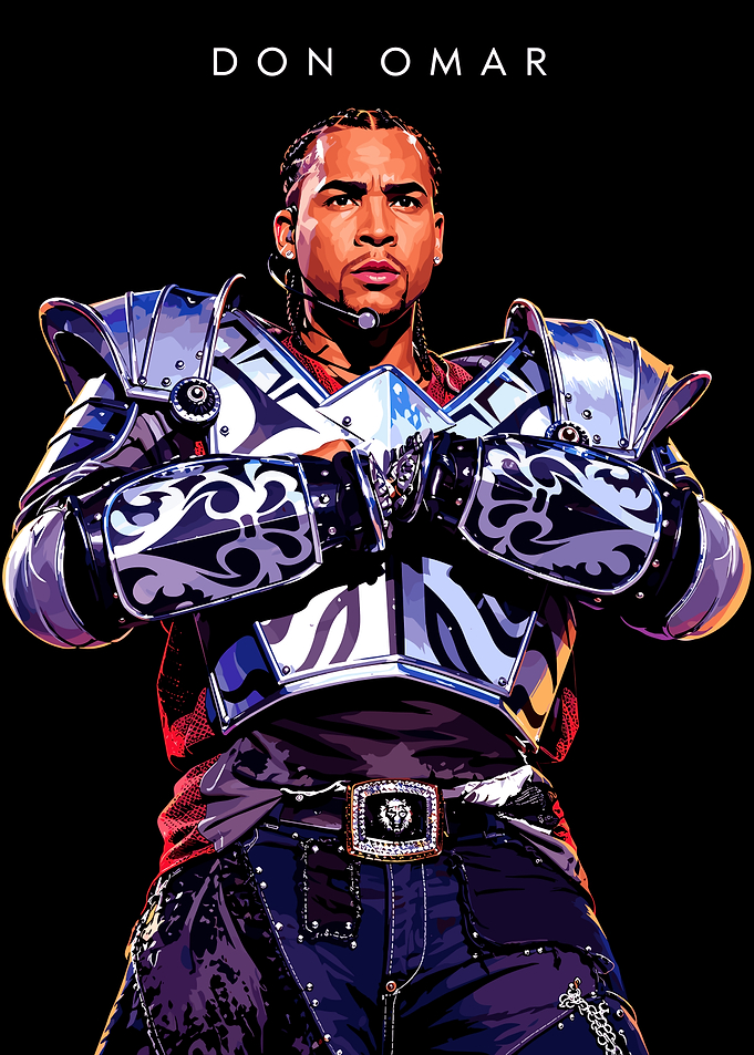 Don Omar Warrior Stage Portrait