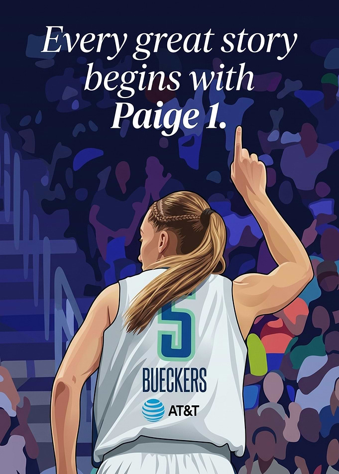 Paige Bueckers Basketball Poster
