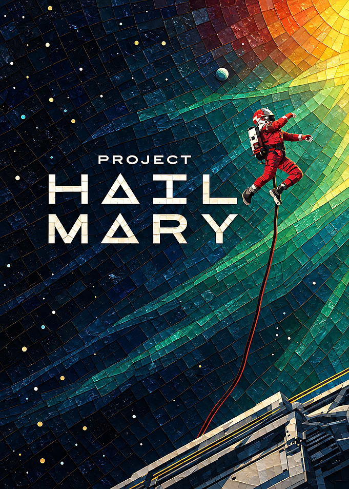 Project Hail Mary Space Poster