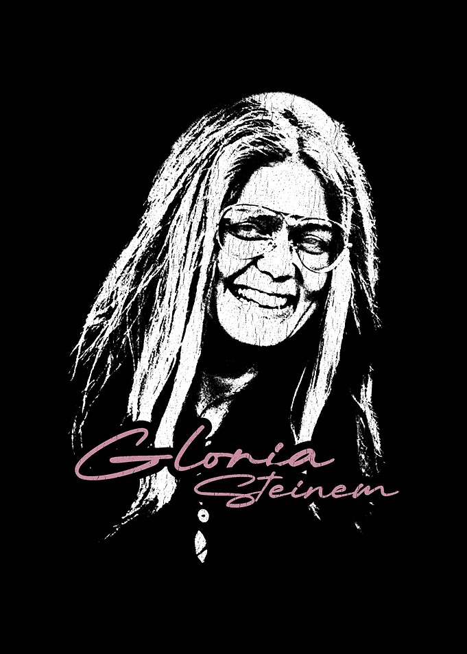 Gloria Steinem Portrait Graphic