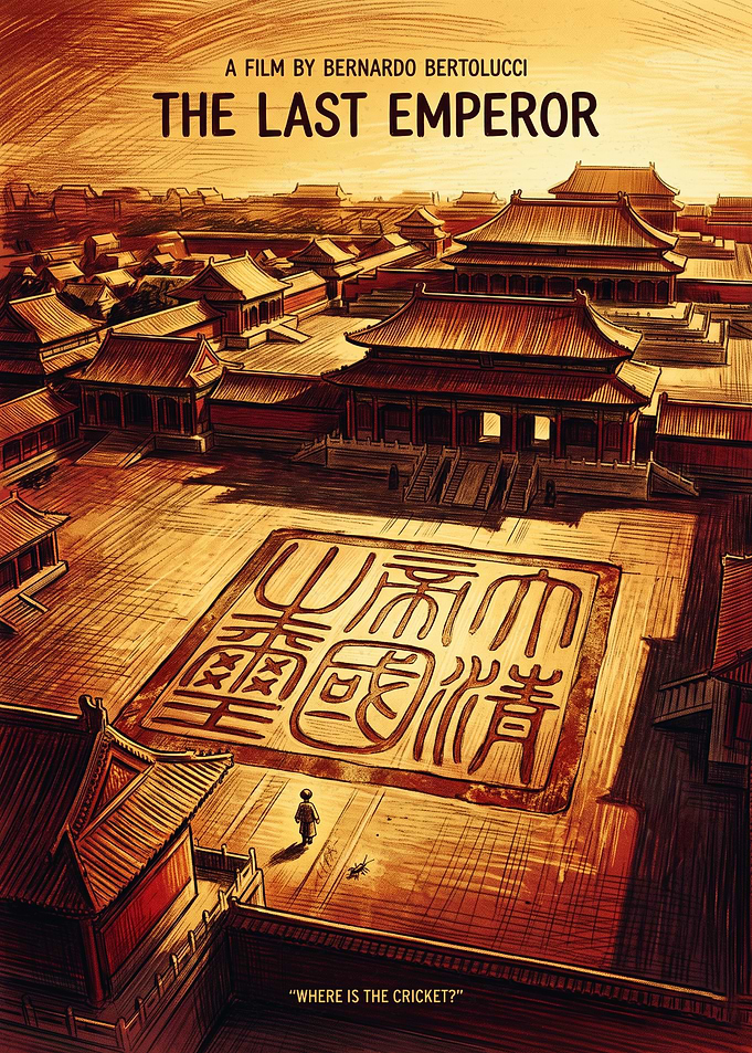 The Last Emperor Historical Epic Poster