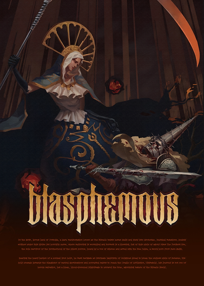 Blasphemous Game Poster Art