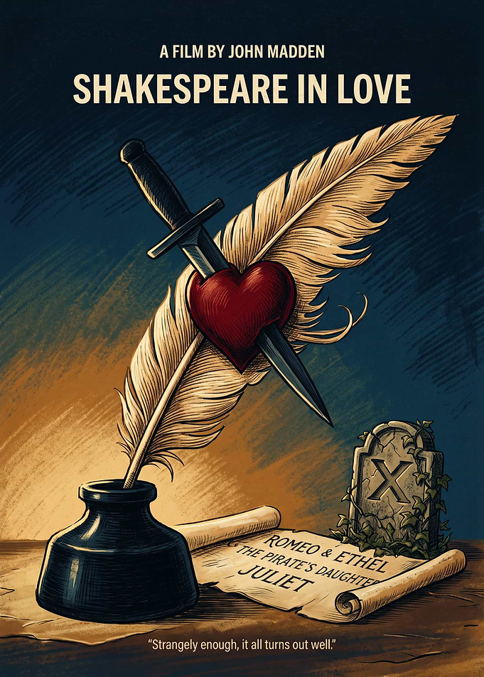 Shakespeare In Love Romantic Drama Print