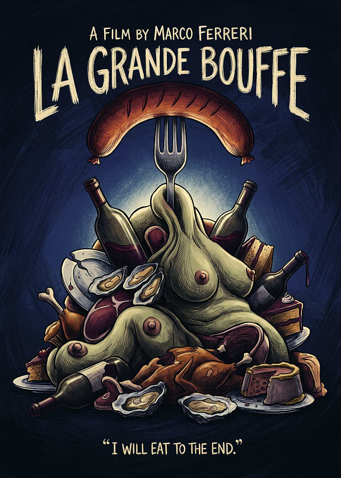La Grande Bouffe Satirical Comedy Art
