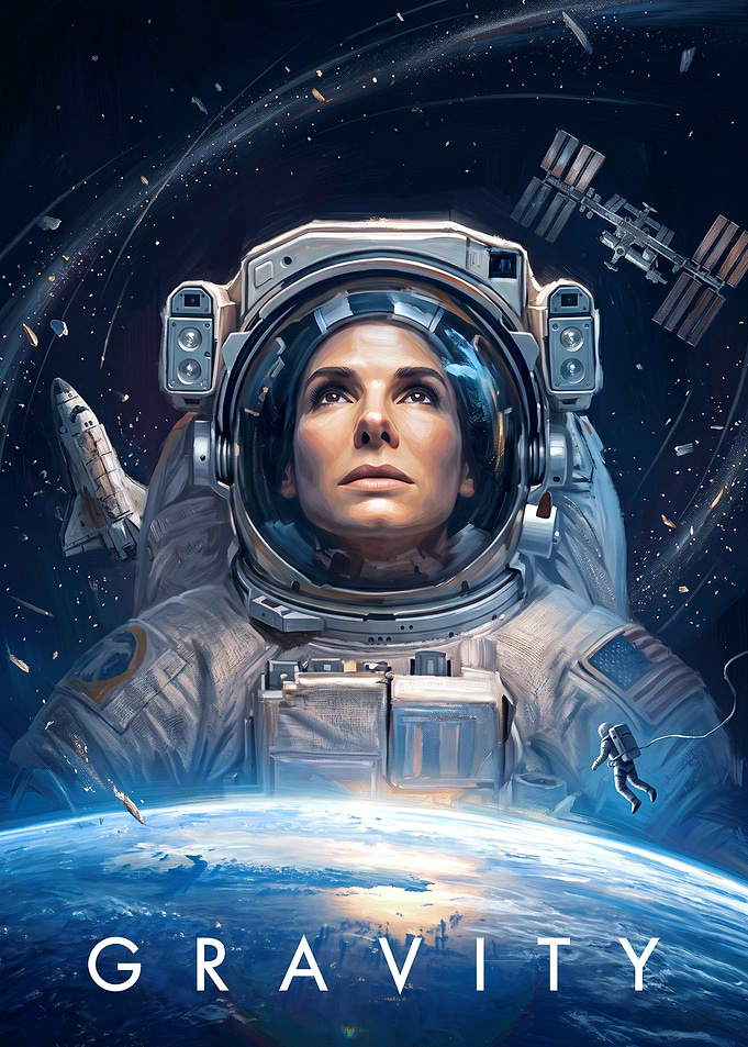 Gravity Movie Poster Art