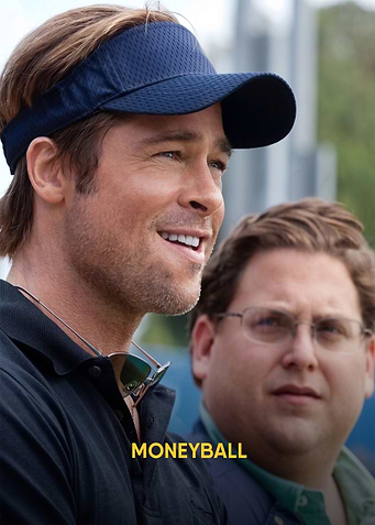 Moneyball Movie Poster Featuring Brad Pitt