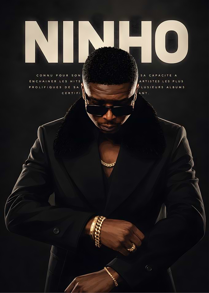 Ninho Portrait Poster