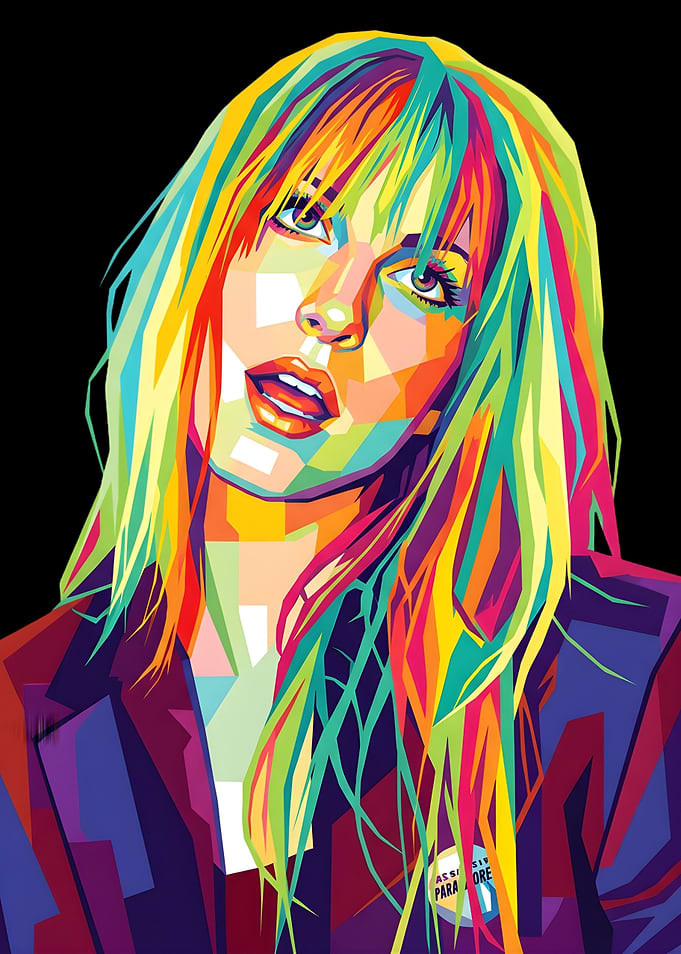 Hayley Williams Pop Art Portrait