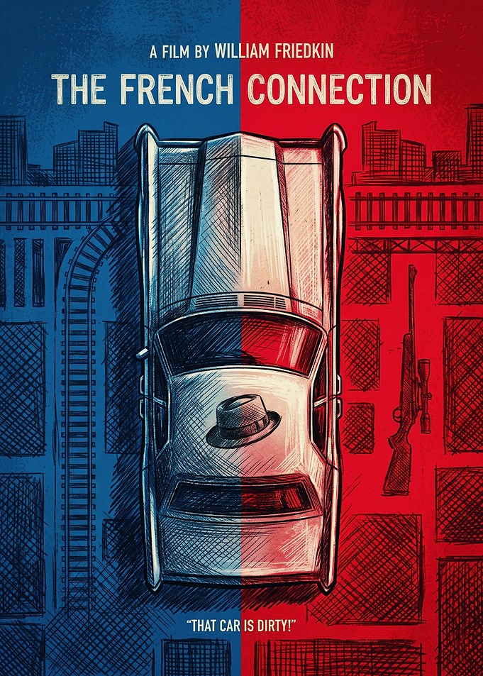 The French Connection Crime Thriller Art