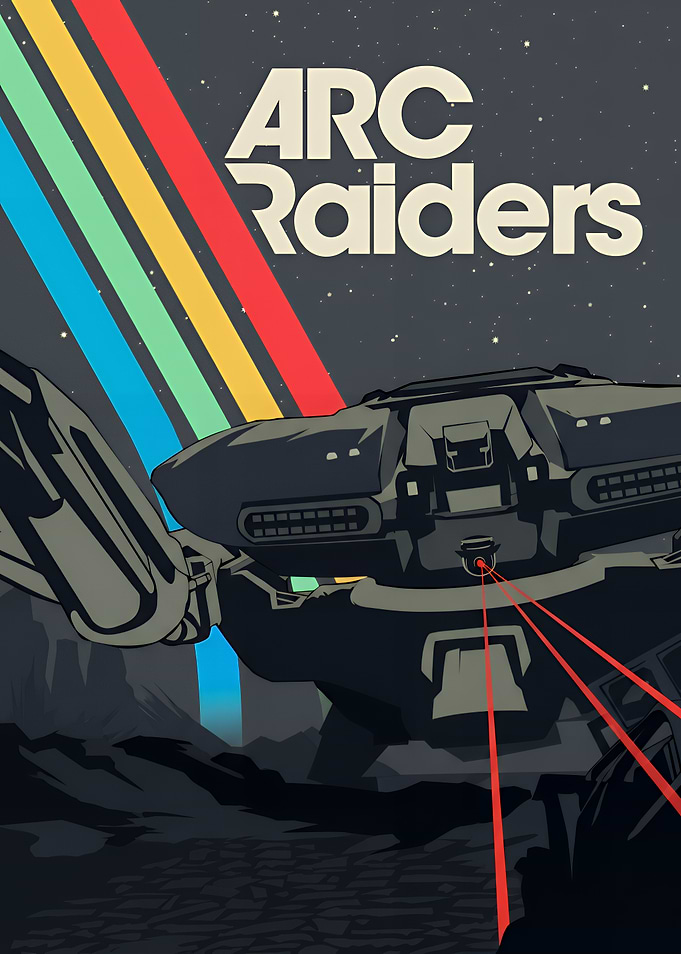 ARC Raiders Retro Sci-Fi Poster