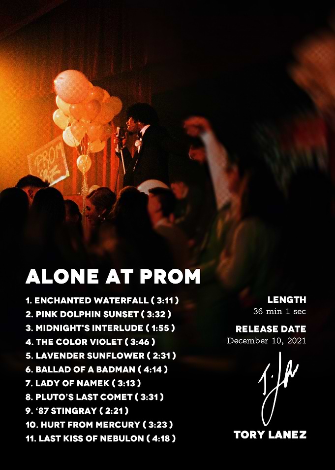 Tory Lanez Alone at Prom Album Cover