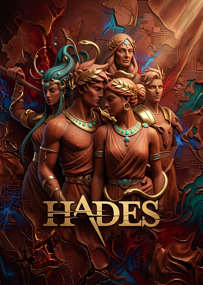 Hades Game Inspired Mythological Art