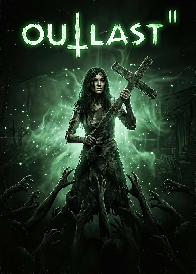 Outlast 2 Horror Game Poster