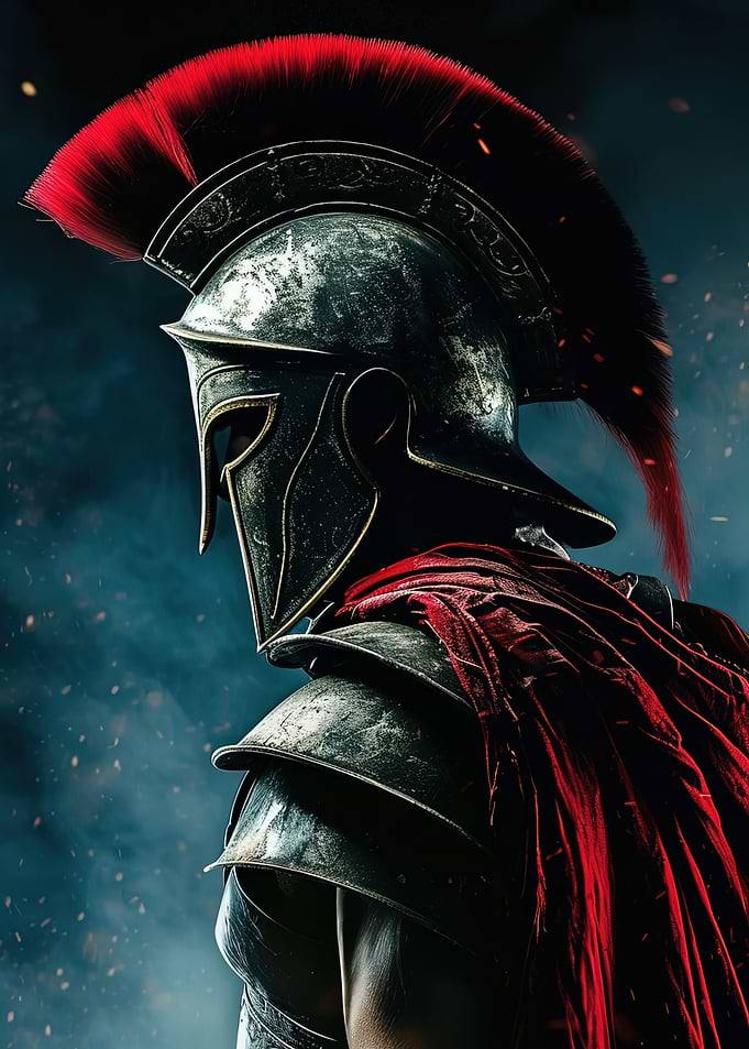 Spartan Warrior in Battle Armor