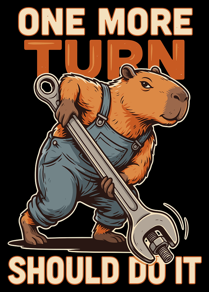 Capybara Mechanic One More Turn