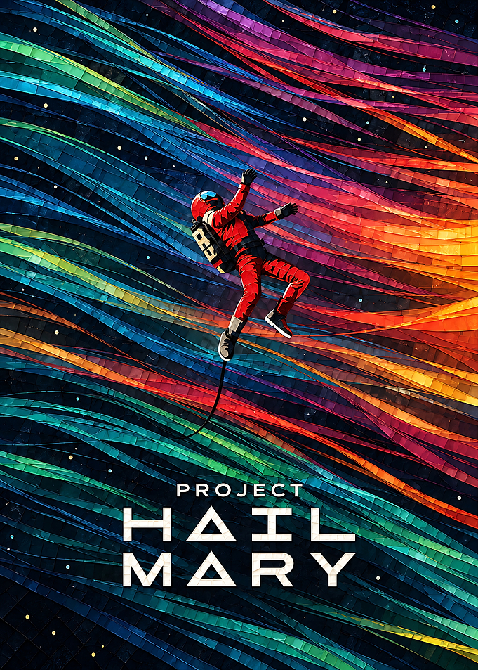 Project Hail Mary Space Poster