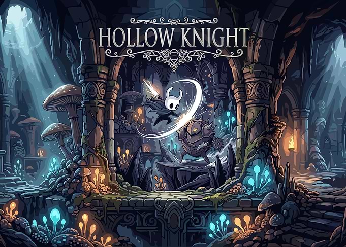 Hollow Knight Combat Scene
