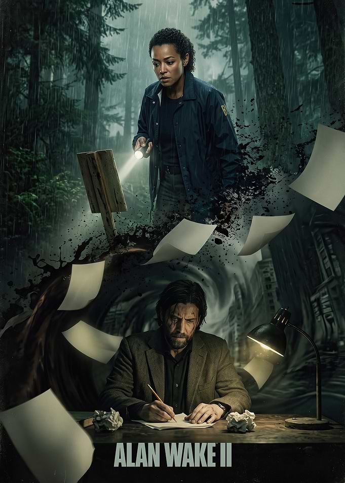 Alan Wake 2 Official Game Poster