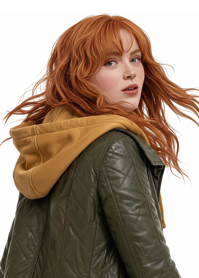Portrait of Sadie Sink